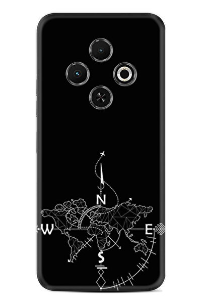 TECNO Spark 30C Kılıf Orta Sertlikte Yüksek Korumalı Baskılı Kapak stk-379-Sp...