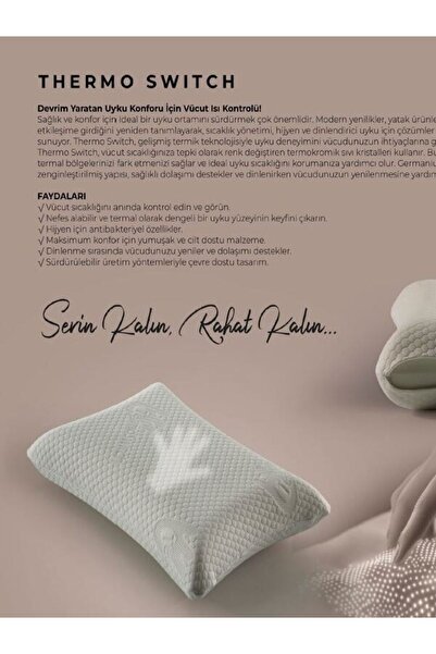 Tago Home Thermo Switch Visco Orthopedic Pillow