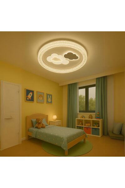 ALC-Shop Πολυέλαιος LED SKYForma Starry, 64W, Ψυχρό/Ζεστό/Ουδέτερο φως, Μαύρο