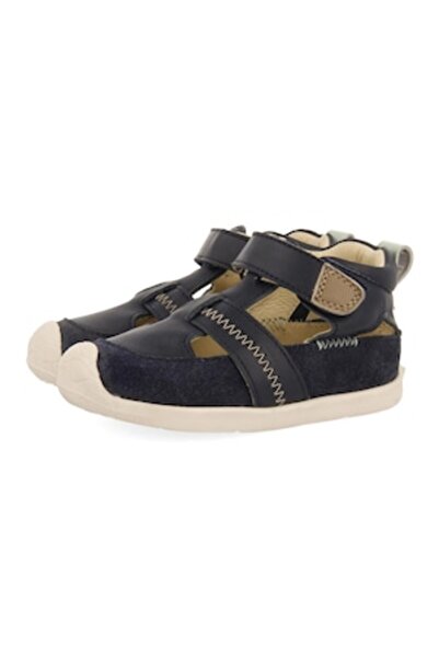 Gioseppo , Leather and Suede Sandals Sllove, Navy Blue, 19 EU