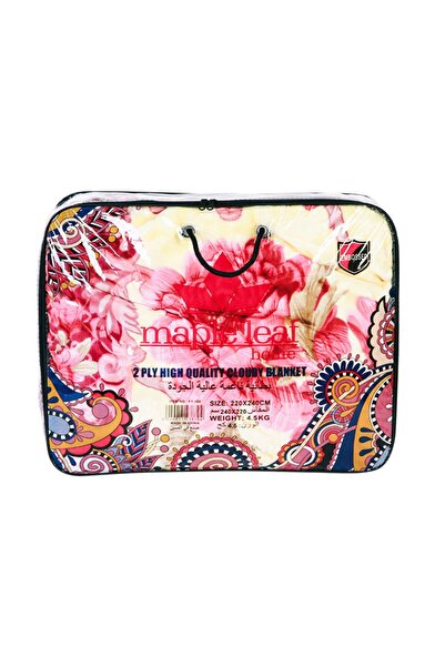 MAPLE LEAF بطانية سحابية من طبقتين، 220 × 240 سم، متنوعة