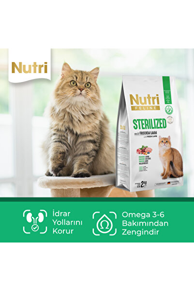 Nutri Feline 10 Kg Sterilised Kuzu Etli Kuru Kedi Maması