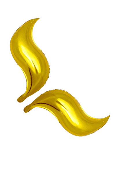 Parti dolabı Gold Altın Rengi Deniz Kızı Kuyruk Folyo Balon Seti 90cmx25cm Me...