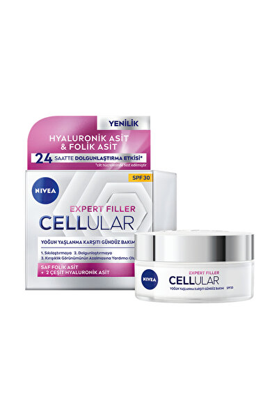 NIVEA 82385 CELLULAR EXPERT FILLER YOĞUN YAŞLANMA KARŞITI GÜNDÜZ BAKIMI SPF30