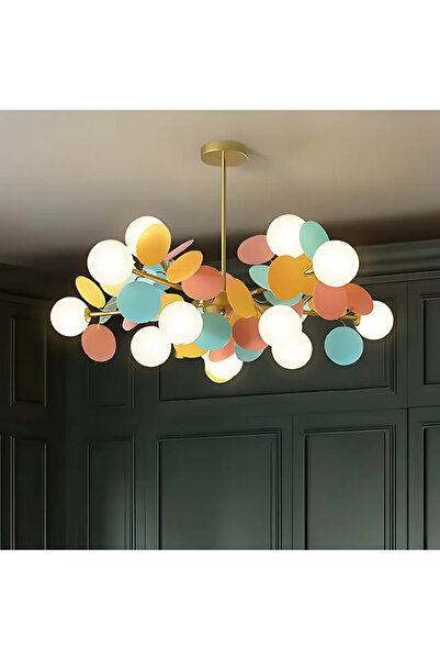 ALC-Shop Κρεμαστός πολυέλαιος SVEN, 15x G9, πολύχρωμος