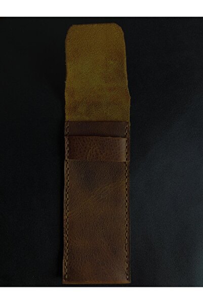İnfinite Hide Leather حقيبة أقلام من الجلد الطبيعي