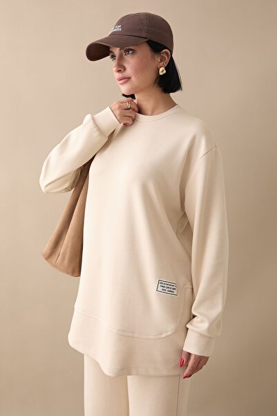 InStyle Set bej cu etichetă detaliată