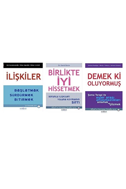 Psikonet Yayınları iliskiler + demek ki oluyormus + birlikte iyi hissetmek = ...