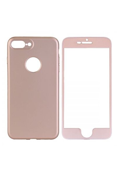 Flippy Θήκη σιλικόνης 360 μοιρών από χρυσή θήκη Apple iPhone 6 Plus + προστατευτική μεμβράνη