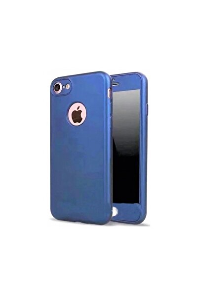 Flippy Husa Apple iPhone 6 Plus Full Silicone 360 Albastru + Folie de protectie