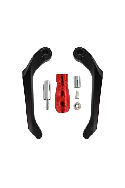 EVO MOTORS Set protectii leviere maneta ambreiaj CNC handguard A960RED