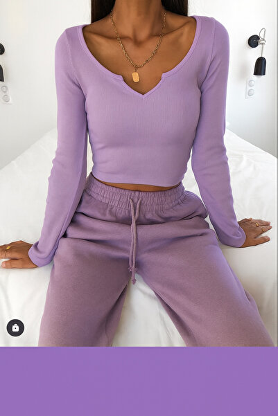 ÖZ PAMUK Жіноча блуза з квадратним коміром, шнурівкою та довгими рукавами