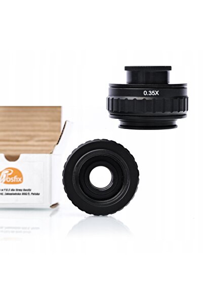Rosfix Adaptor Reglabil 0,4x Microscop | Montaj 38mm/25mm C-Mount
