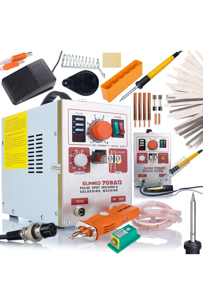 Rosfix Sudor Puncte Sunkko 709AD | 3200W, 800A, Pistol HB-70B, T12