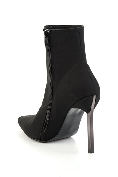 Bambi Mat Siyah Kadın Bot & Bootie K02614460038