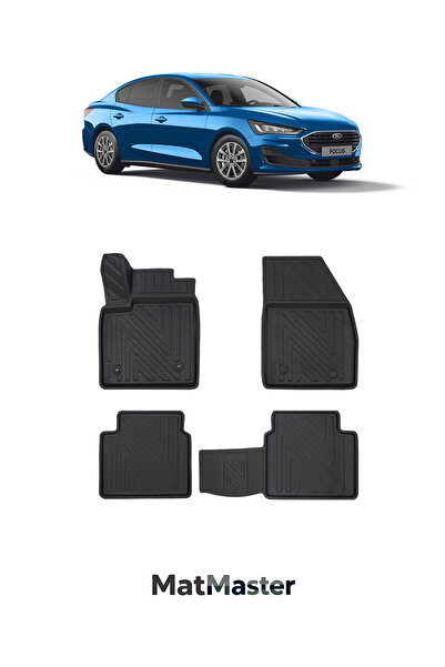 MatMaster Ford Focus 2023 Model 5D Ekstra Havuzlu Paspas