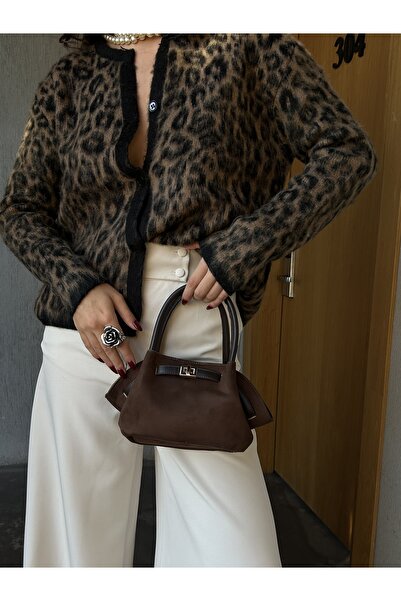 HONEY BAG Vudi Burgundy Women's Handbag with Special Lock Accessory