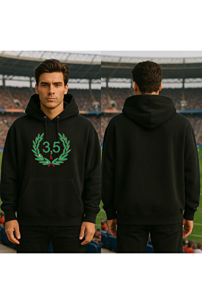 Bestteks سترة كارسيياكا 35.5 مطبوعة بأكمام طويلة وقلنسوة