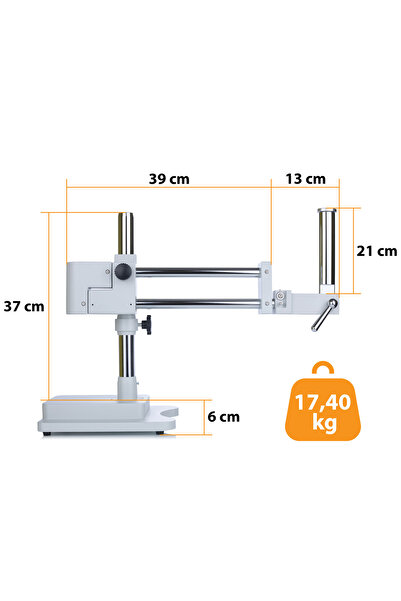 Rosfix Trinocular Microscope Andromeda Pro MSAP-T | Zoom 6.7–45x, Support SDMS1