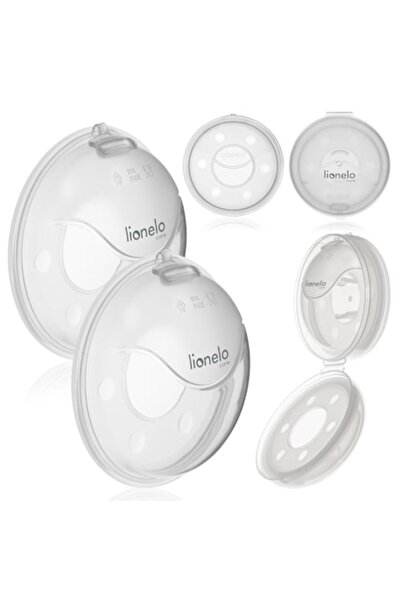 Lionelo Set colectori de lapte Milky, 2 x 40 ml, transparent, cu cutie depozi...