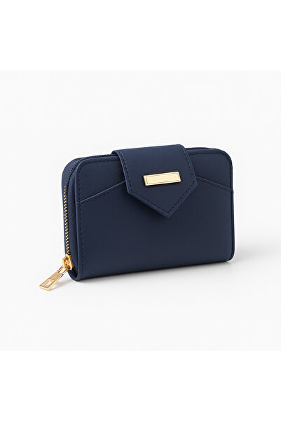 UCCELLO Leather Look Women's Wallet with Zipper Closure, Multiple Compartments for Cards and Money Compartment