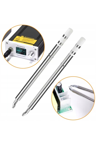 Rosfix Set 2 Groturi T12 Termopensetă | Precizie Ridicată | 120W Compatibil T12