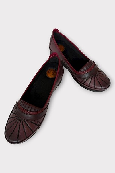 Liger Women's Orthopedic Ballet Shoes Lightweight Non-Slip Sole Bordo