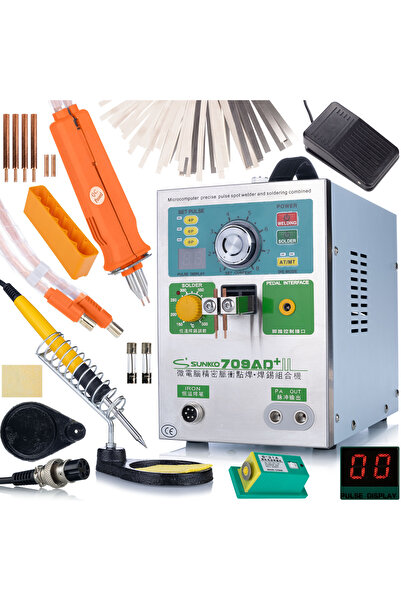 Rosfix Sudor Puncte Sunkko 709AD+ | 3200W, 800A, Pistol HB-70B, T12