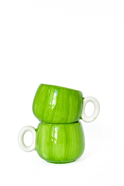 Hausette 2-Piece Ceramic Turkish Coffee Set, Mug, Turkish Coffee Cup, Cup, Mug