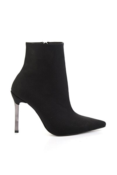 Bambi Mat Siyah Kadın Bot & Bootie K02614460038
