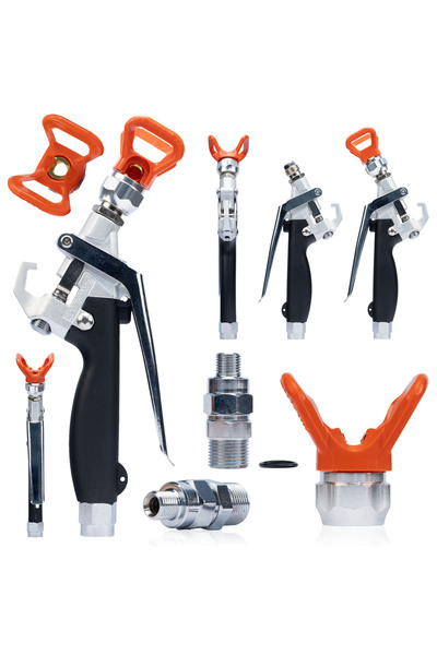 Rosfix Pistol Vopsire Black Rain BR450 | 450 Bar, 1/4", 7/8", 4 Degete