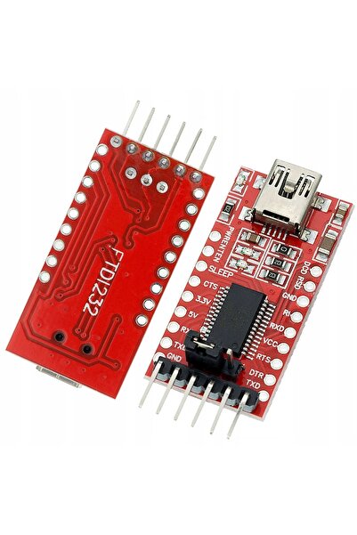 Rosfix Modul Convertor USB-UART FT232RL | TTL 3,3V/5V cu LED și MiniUSB