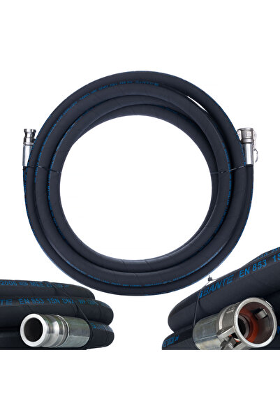 Rosfix Furtun Tencuit DN38 10M | Presiune 40 Bar | Cu Racorduri Camlock