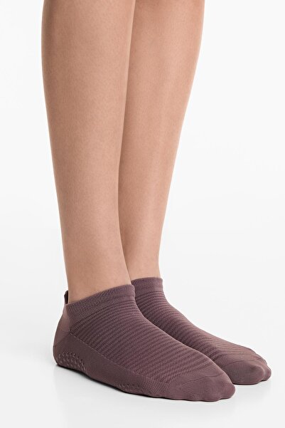 Oysho 2 pairs of polyamide blend yoga and Pilates sneaker socks