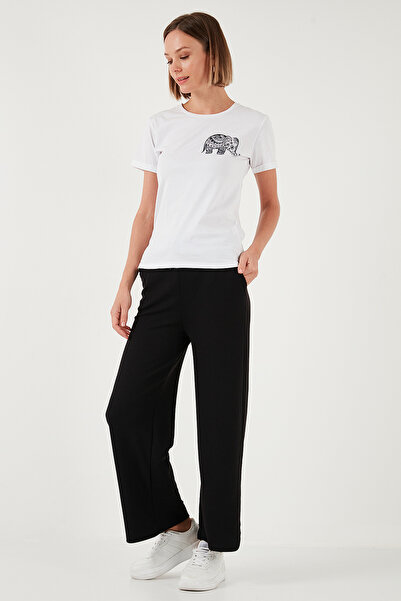 Lela High Waist Wide Leg Regular Fit Trousers - Pants 5865882