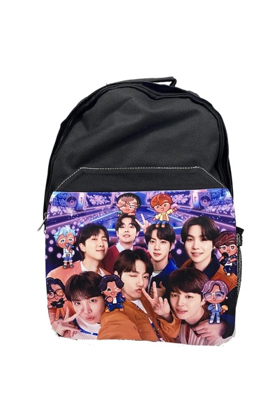 LITTLE DARKS ART Ghiozdan bts army kpop logo