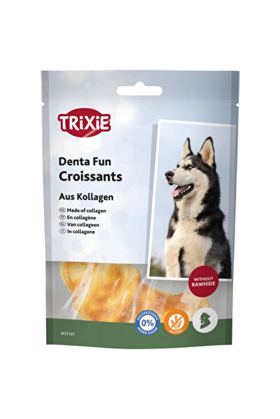 Trixie Recompensa Pentru Caini, Croissant Invelit in Carne de Pui, cu Colagen, 80 g, 31147