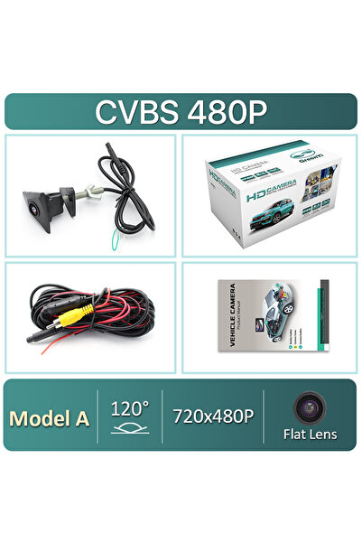 Choice1 CVBS480P-125deg GreenYi 1080P Front View Camera For Volkswagen VW Gol...