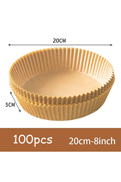 Choice11 ١٠٠ قطعة دائرية ٢٠ سم، ٥٠ قطعة ورق خبز غير لاصق للاستخدام مرة واحدة ...