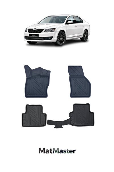MatMaster Skoda Octavia 2019 Model 5D Ekstra Havuzlu Paspas