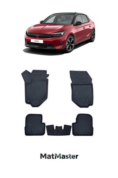 MatMaster Opel Corsa F 2020 Model 5D Ekstra Havuzlu Paspas