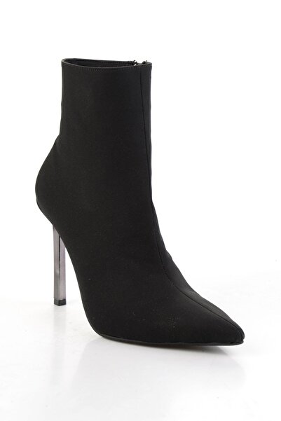 Bambi Mat Siyah Kadın Bot & Bootie K02614460038