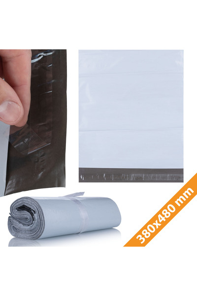 Rosfix Set Folioplicuri Curierat 100 Buc | 380x480 mm | LDPE Alb Neopacifiant