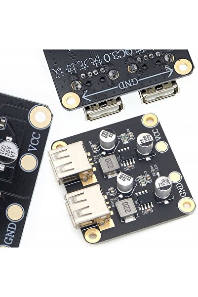 Rosfix Convertor Tensiune 2 Canale USB 2.0/3.0 | Step Down 6–24V la 5V 3A