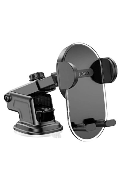 Hoco Suport de telefon pentru parbriz și bord, lucios (H3), negru