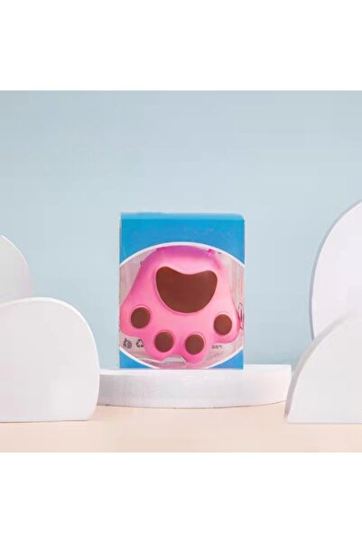 Flippy Βούρτσα μασάζ τριχωτού της κεφαλής, Paw, μέγεθος 7x8 cm, καθαρισμός και διατήρηση καθαρών μαλλιών, ροζ