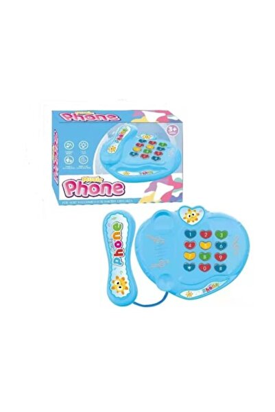 OEM Telefon interactiv de jucărie cu sunete și lumini, albastru