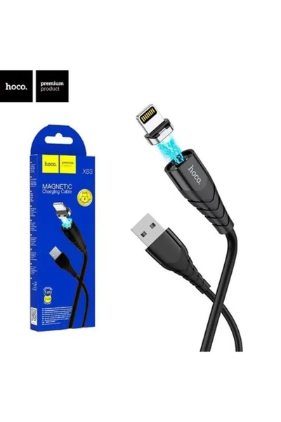Hoco X63 Data and Charging Cable, USB-A to Lightning, 18W, 2.4A, 1m, White