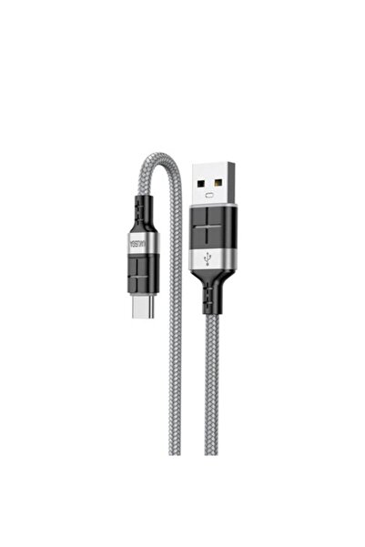 KAKU KSC-696 USB-A to USB-C Data and Charging Cable, 18W, 2.4A, 1.2m, Grey
