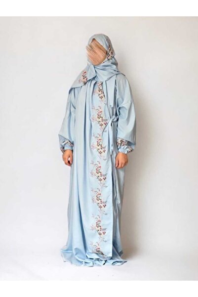 Gerenic شرشف صلاة مطرز (مرد) فخم جدا مع طرحة متصلة واسع ومريح قماش أصلي